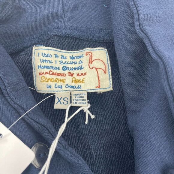 SR x Sandrine Rose x Free People Womens Jacket XS Palm Tree Hoodie Sweater - Picture 8 of 15